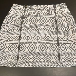 Quinn Black & White Skirt Mini Medium